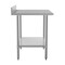 Flash Furniture Reese 430 Stainless Steel 18 Gauge 30-in x 36-in Table w/Adjustable Shelf and 4-in Backsplash NH-WT-3036-GG-B4-GG - alternate 2